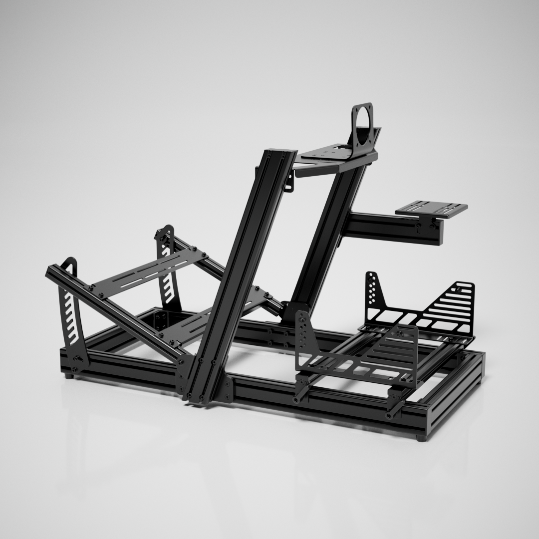 COCKPIT FORMULA SERIES 1 soporte de simracing perfil aluminio estructura rígida