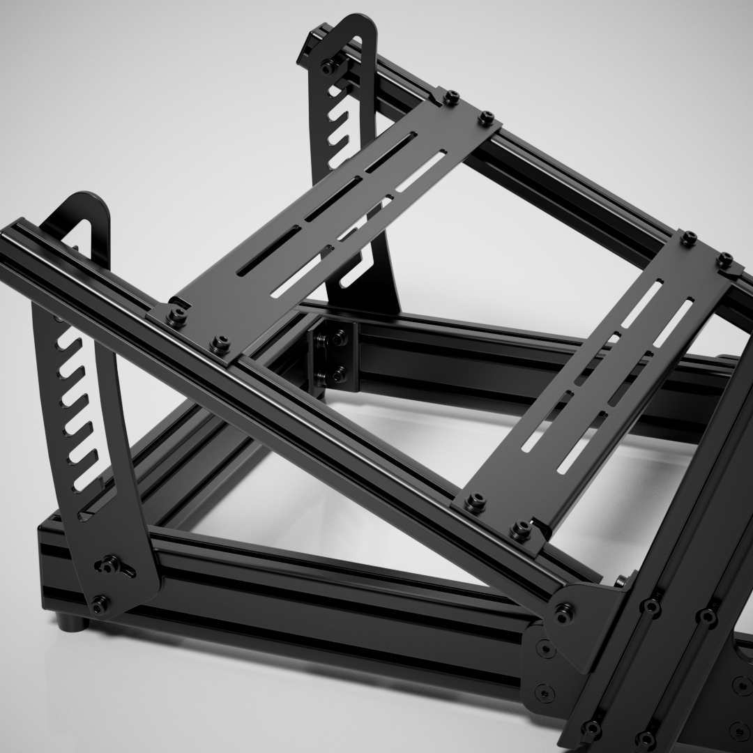 COCKPIT FORMULA SERIES 1 estructura para volante simracing aluminio rígido